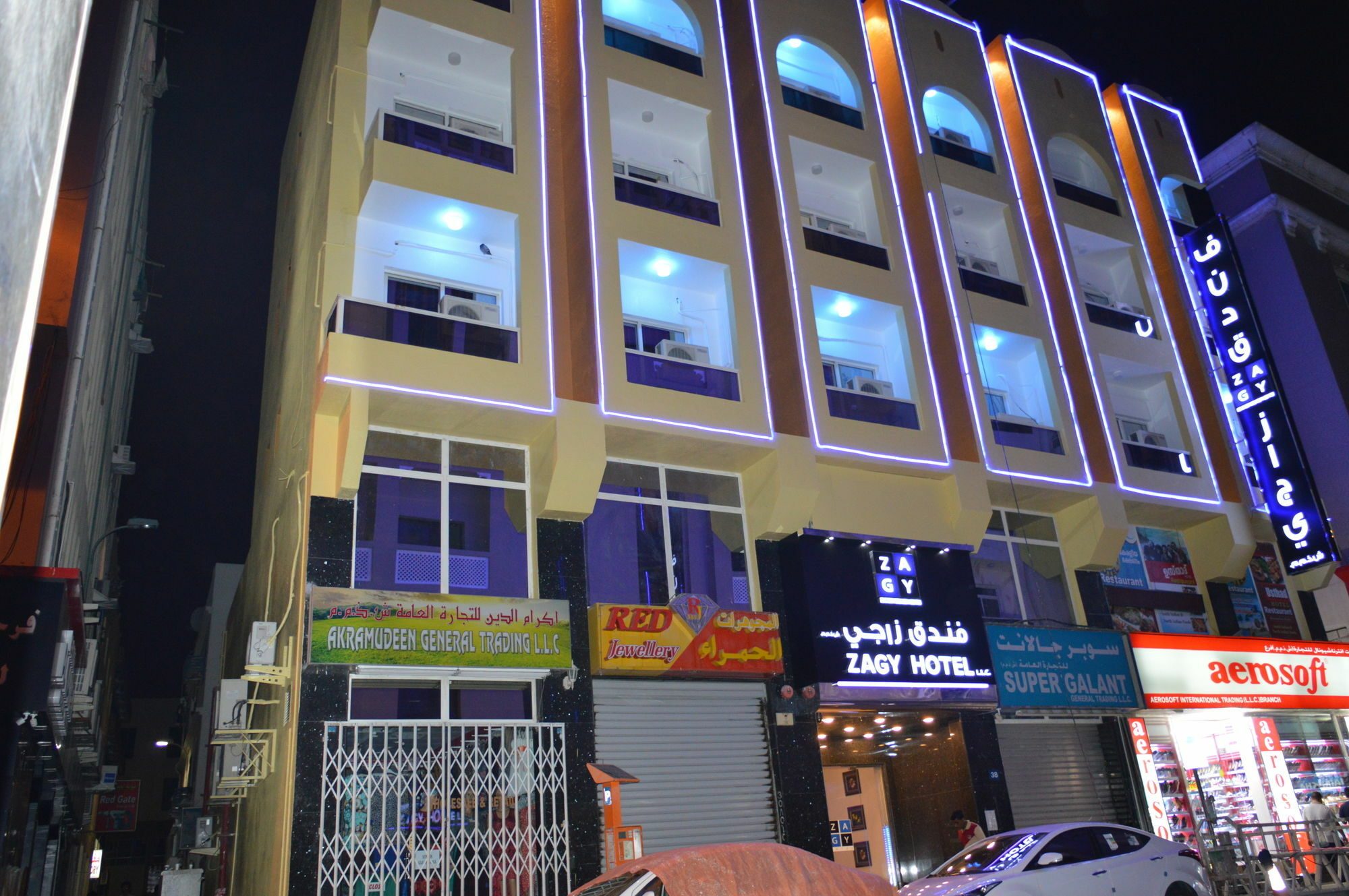 Zagy Hotel Dubai Exterior foto